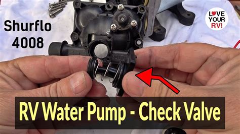 rv fresh water check valve replacement|RV Water Pump Check Valve Replacement